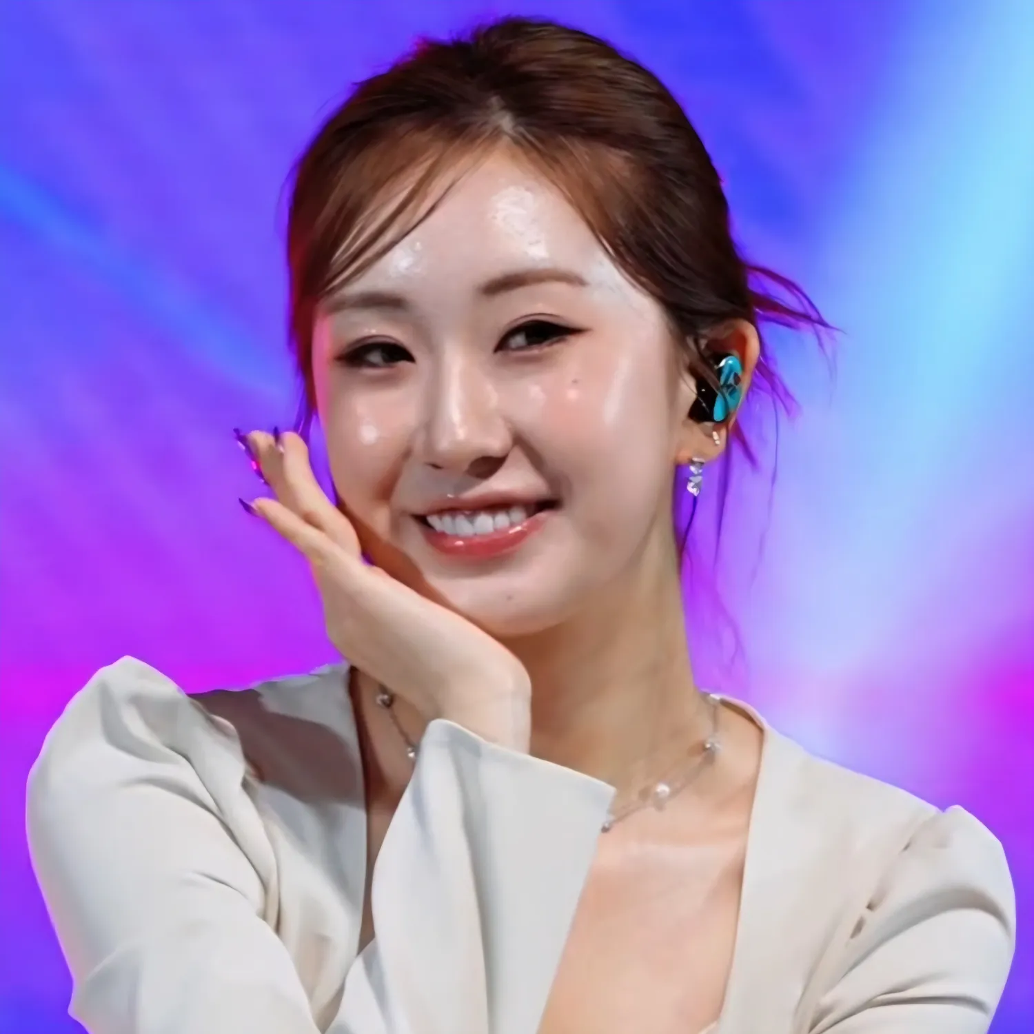 Momen yang diabadikan oleh penggemar Jeon Yujin