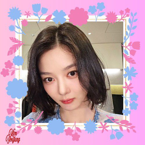 Behind-the-scenes cut of Kim Youjung