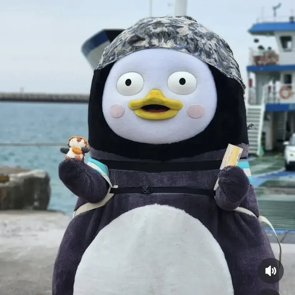 펭수의 비하인드 컷