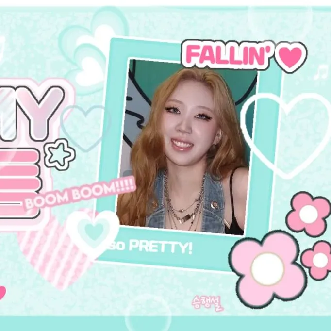 Behind-the-scenes cut of Lee Youngji