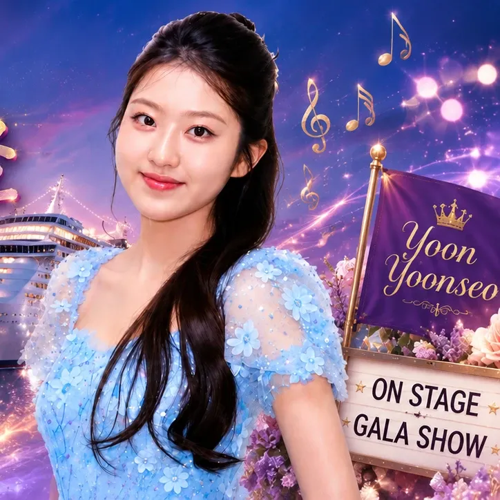 Behind-the-scenes cut of Yoon Yoonseo
