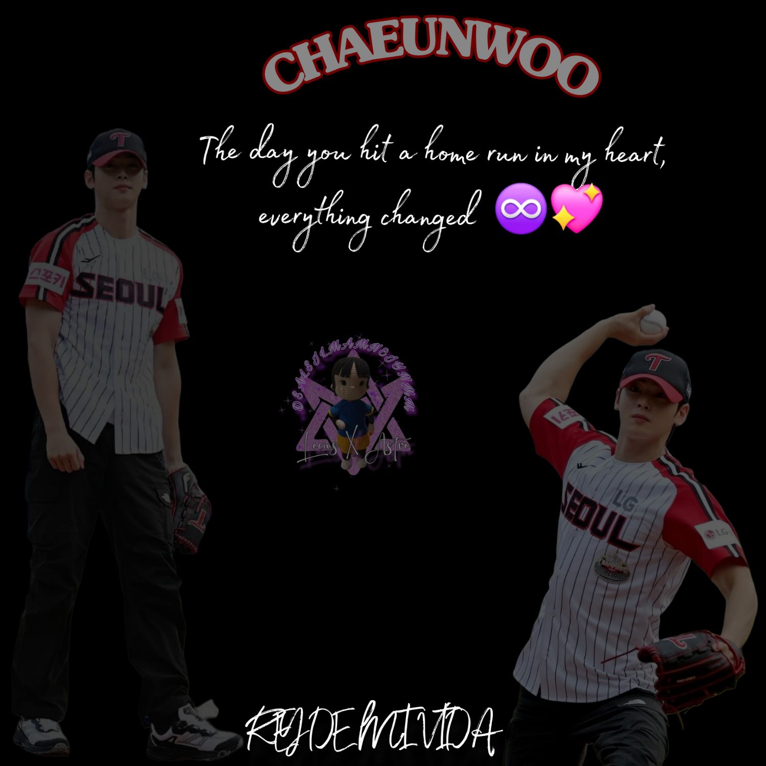 Recent activity shot of Cha Eunwoo