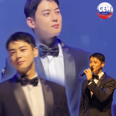 Recent activity shot of Cha Eunwoo