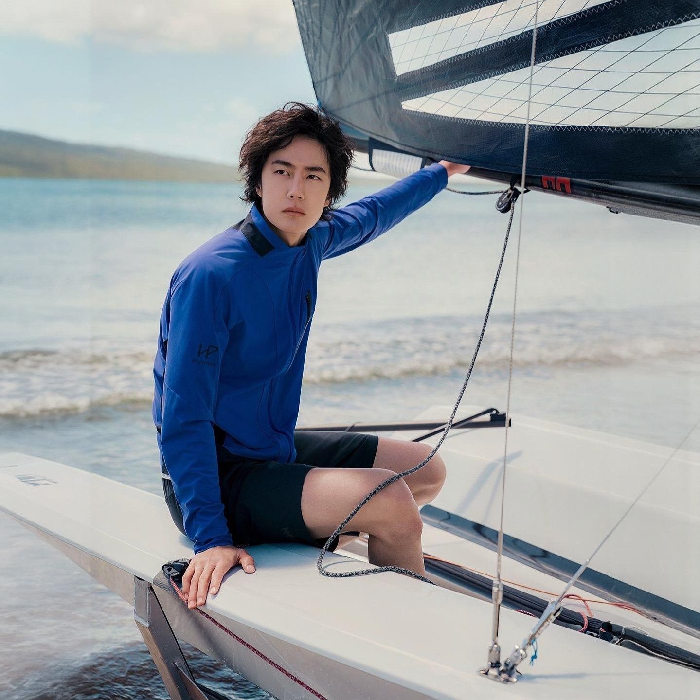 Recent activity shot of Wang Yibo