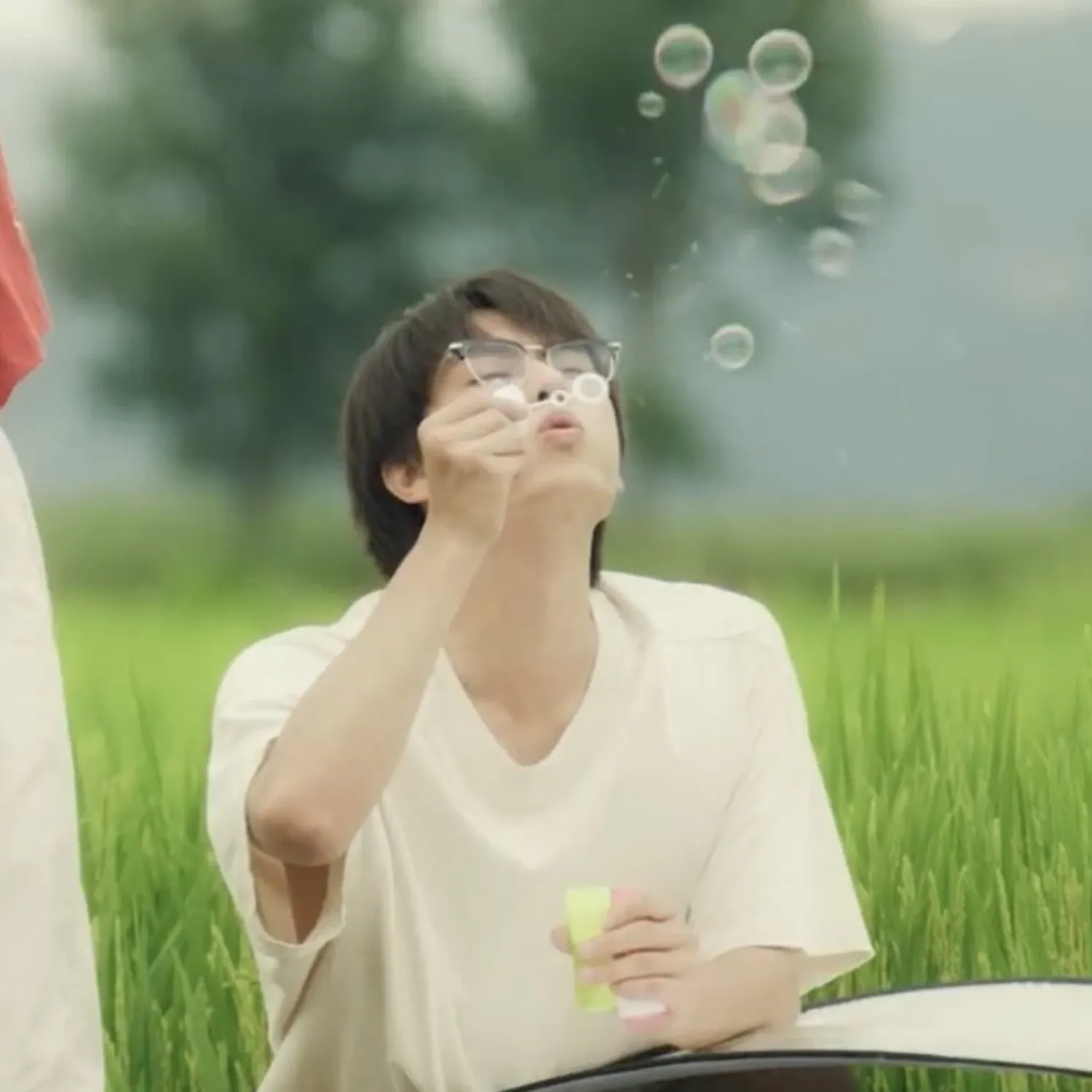 Behind-the-scenes cut of Wen Junhui