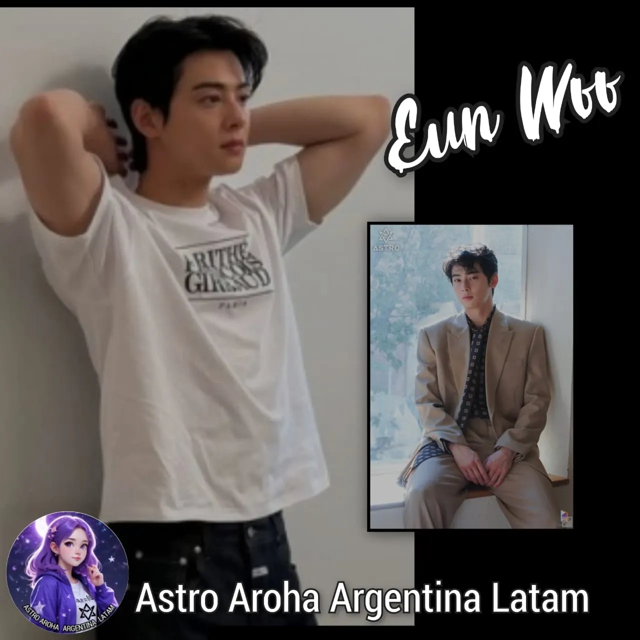 A moment captured by a fan of Cha Eunwoo