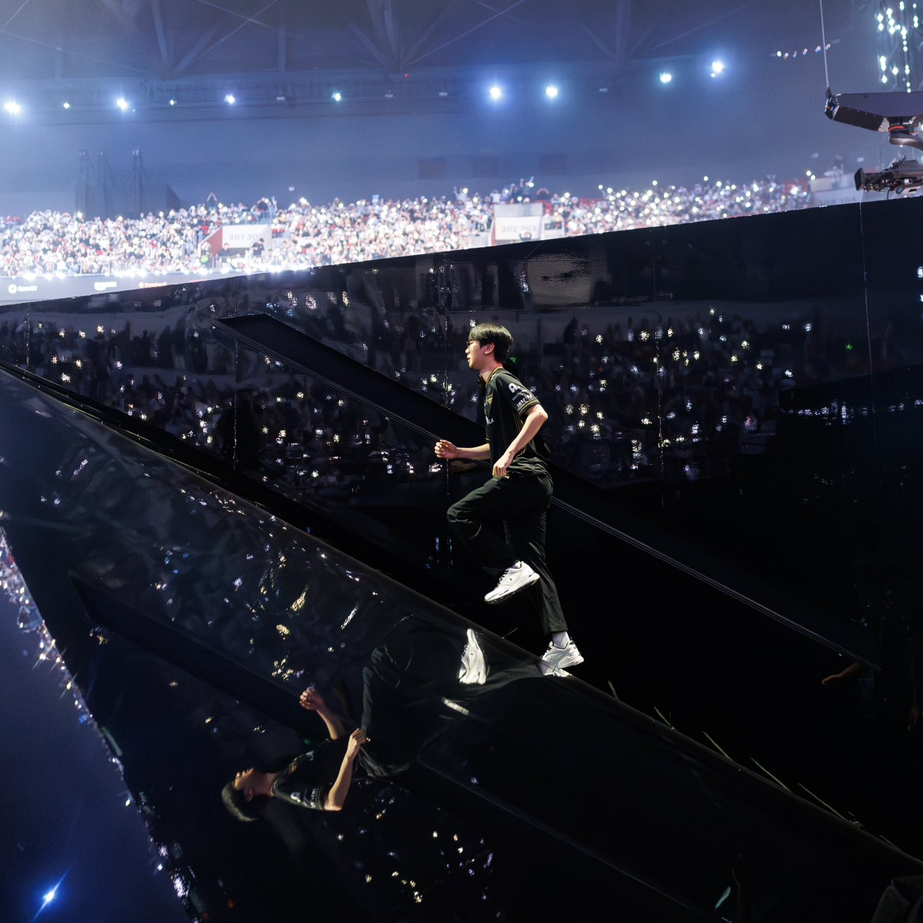 粉丝拍下的Doran瞬间