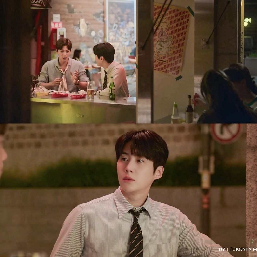 Behind-the-scenes cut of Kim Seonho