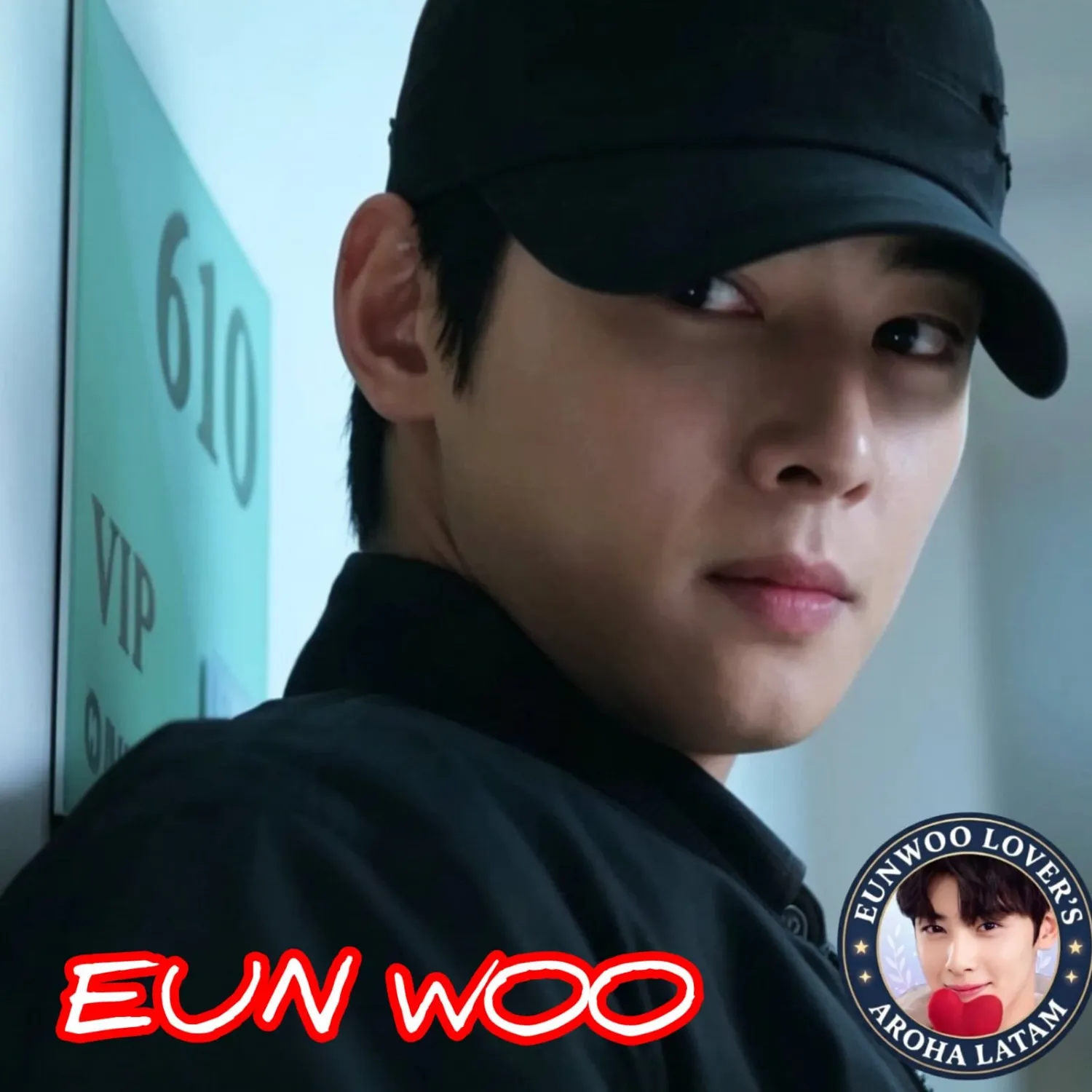 Recent activity shot of Cha Eunwoo
