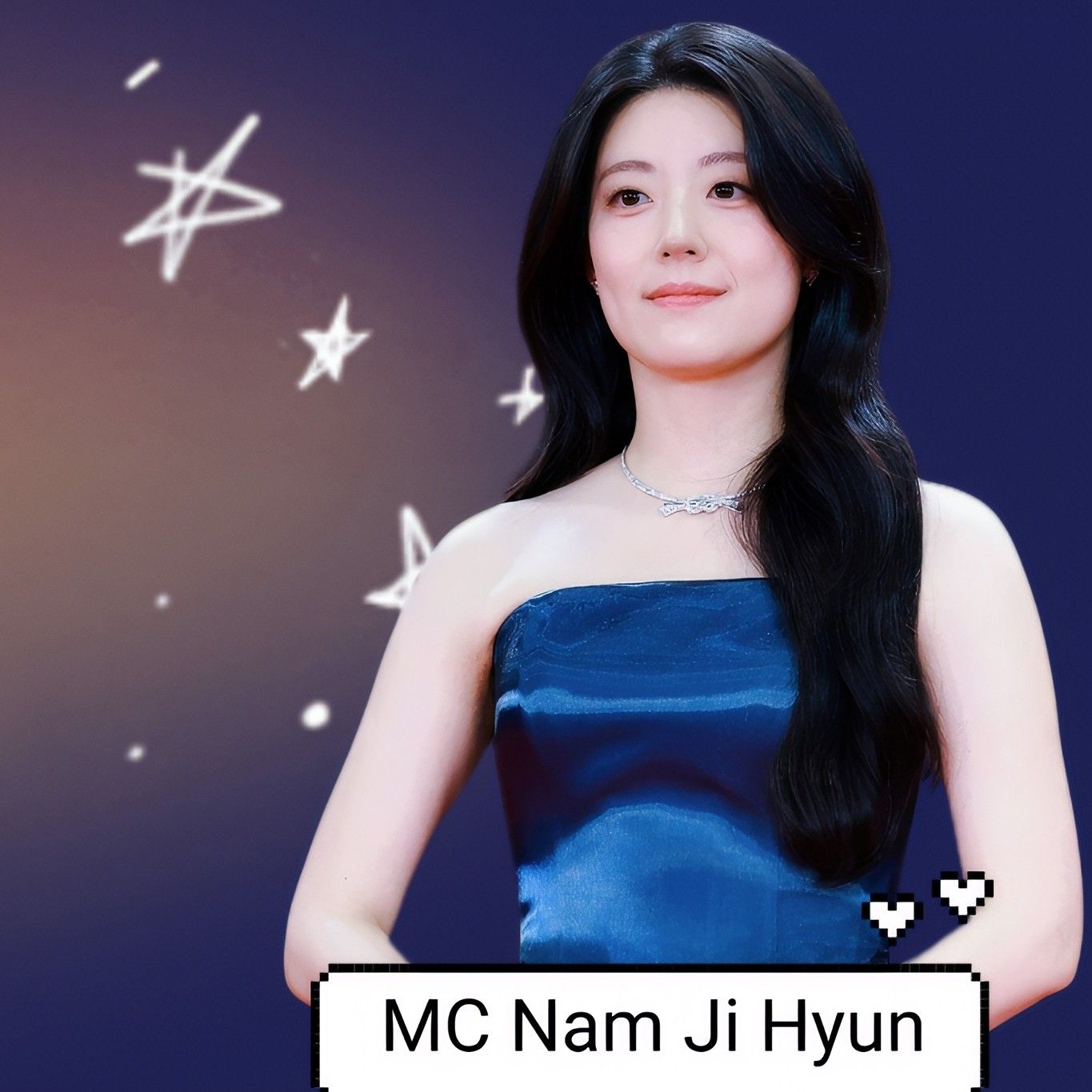 Behind-the-scenes cut of Nam Jihyeon