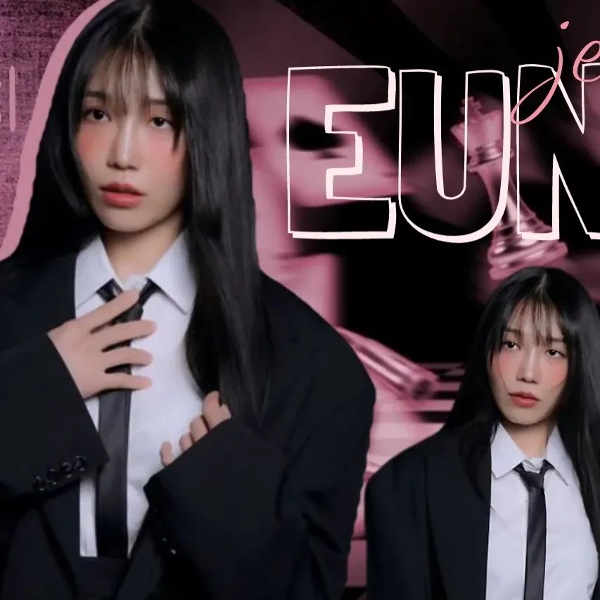 Behind-the-scenes cut of Jung Eunji