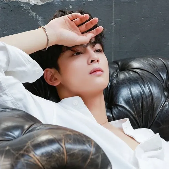 Behind-the-scenes cut of Cha Eunwoo