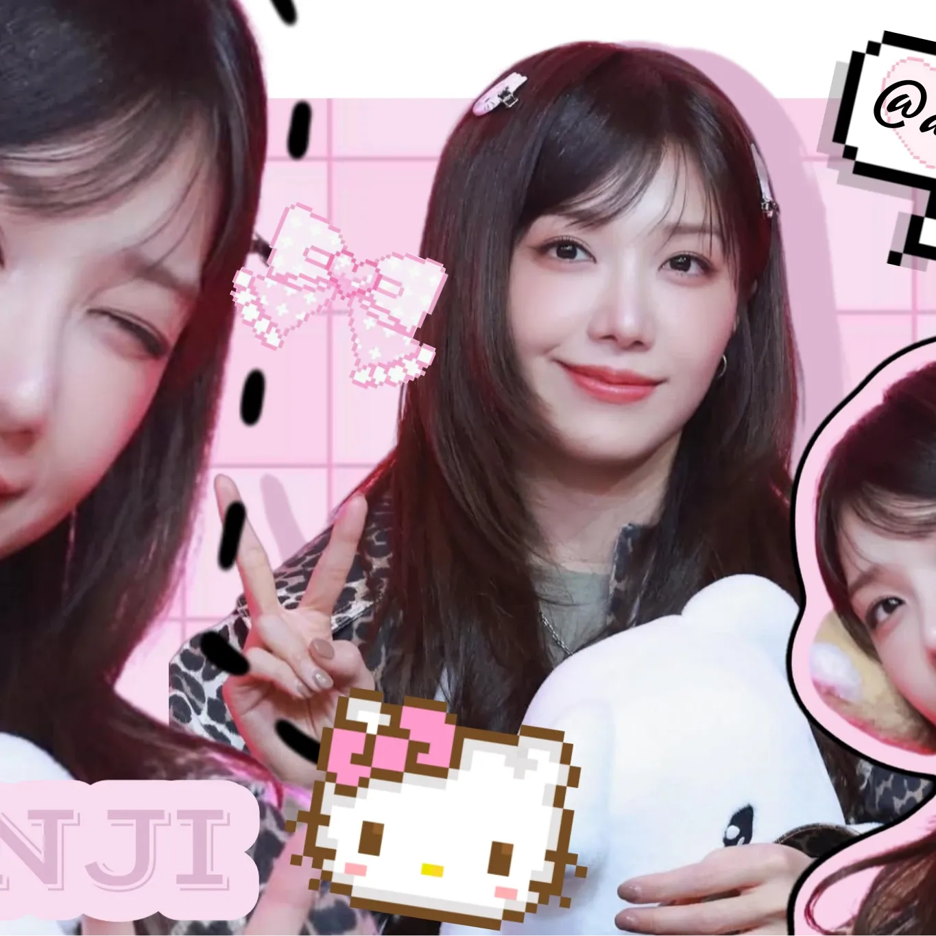 Behind-the-scenes cut of Jung Eunji