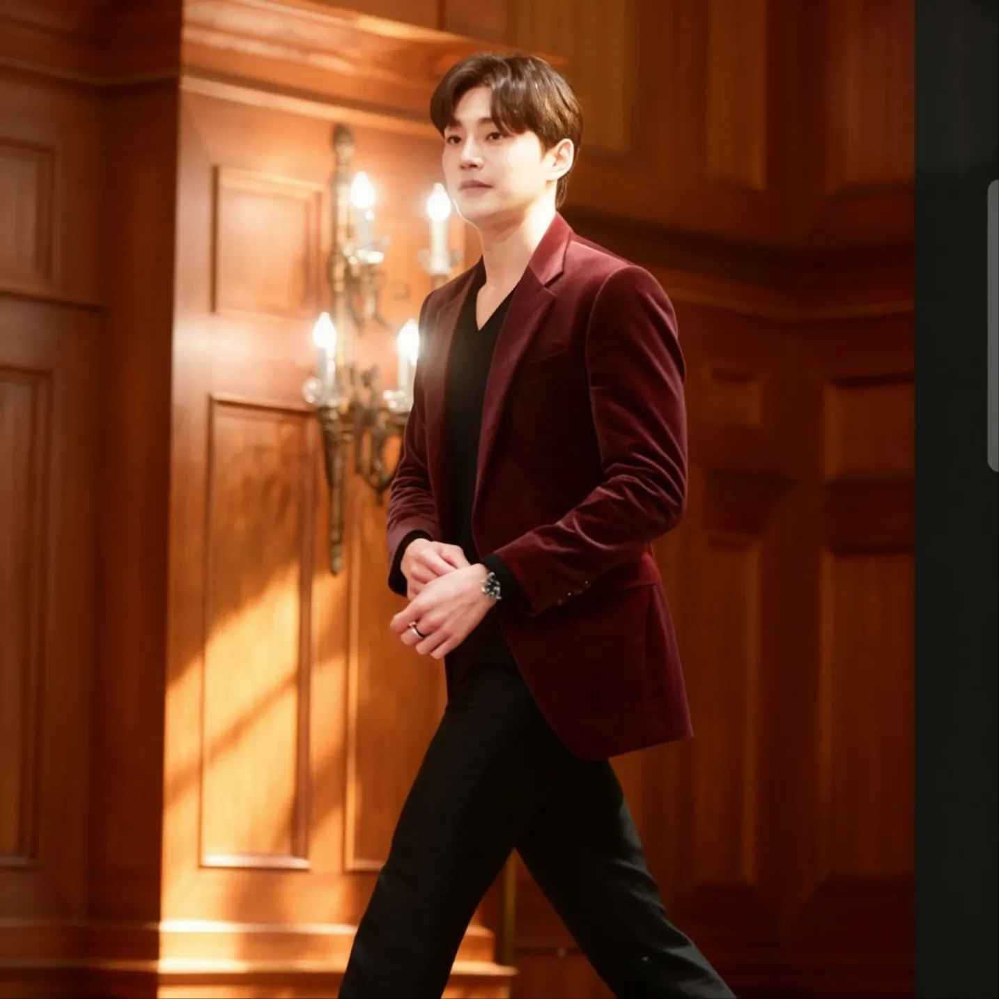 A moment captured by a fan of Kim Jaeyoung