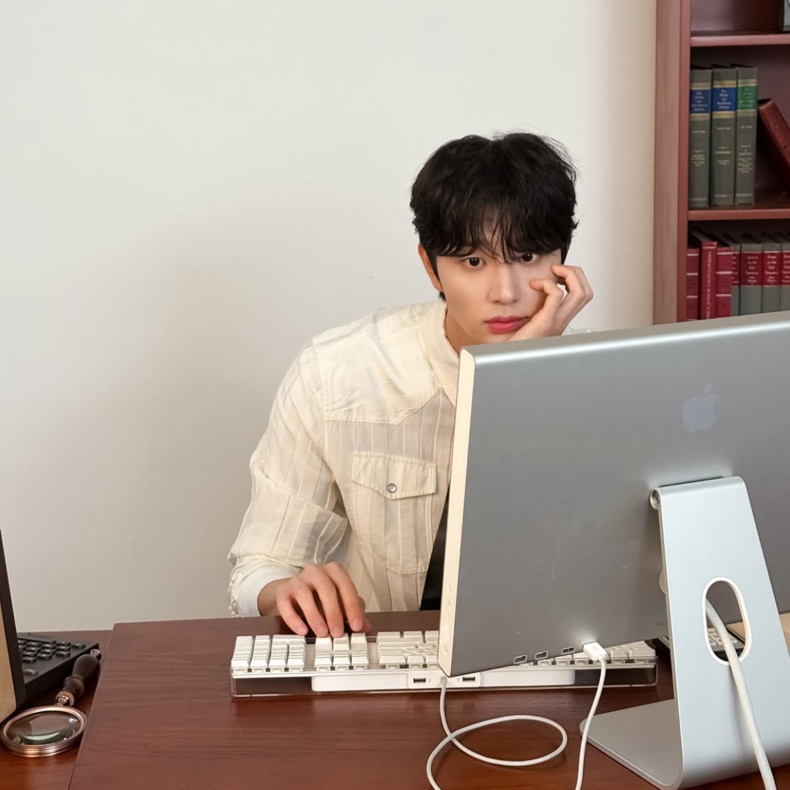Recent activity shot of Kim Jaewon
