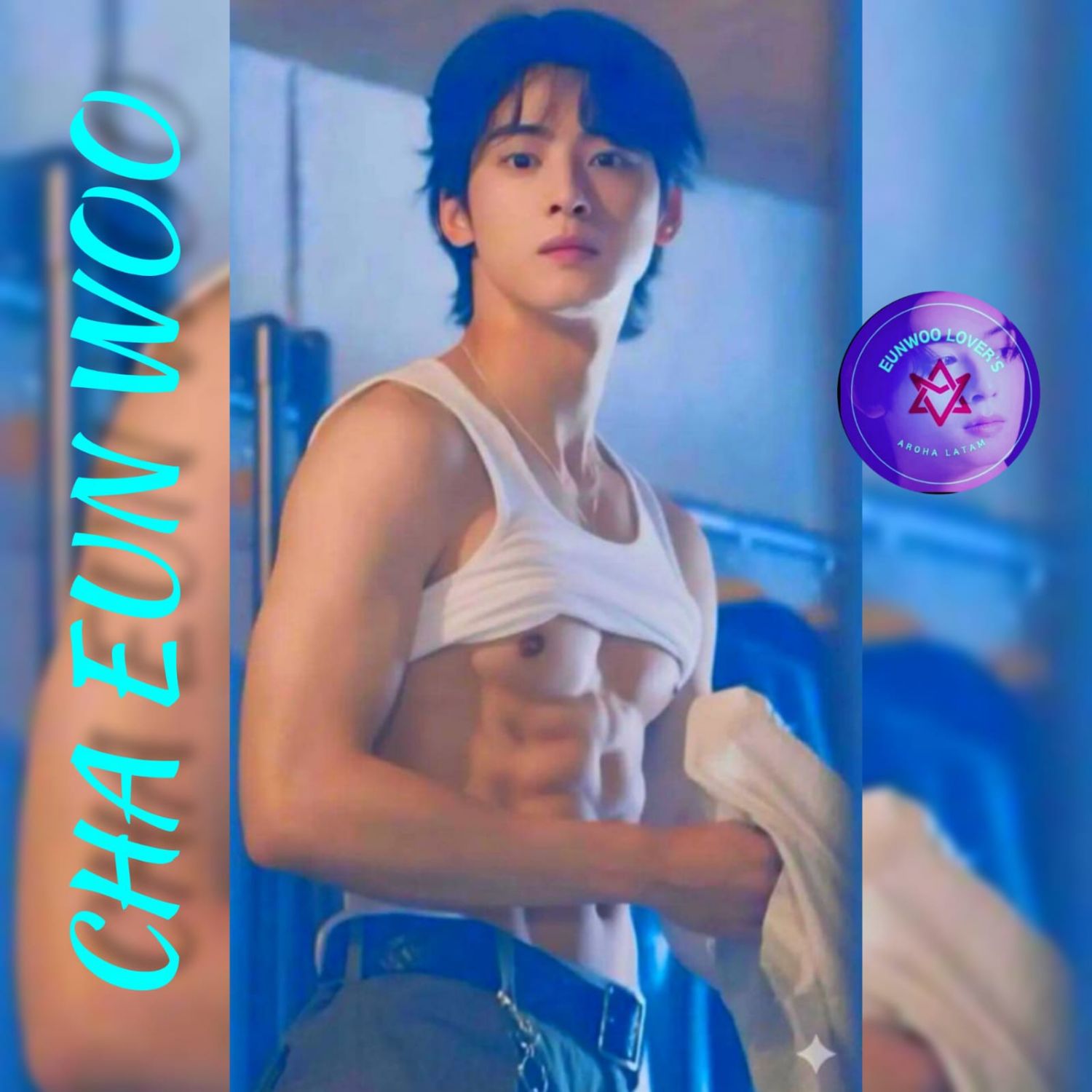 Behind-the-scenes cut of Cha Eunwoo