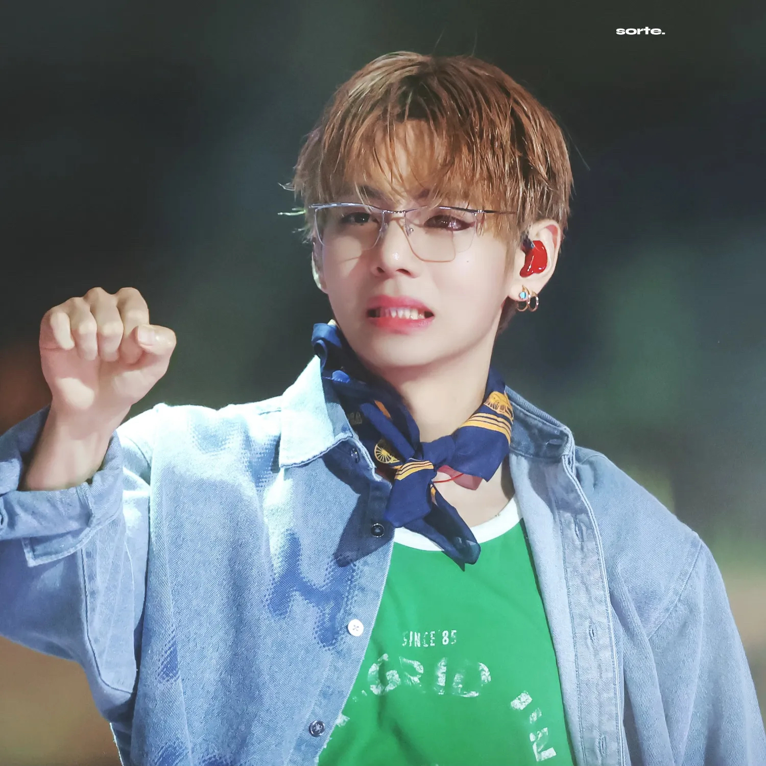 A moment captured by a fan of Kim Taehyung (V)
