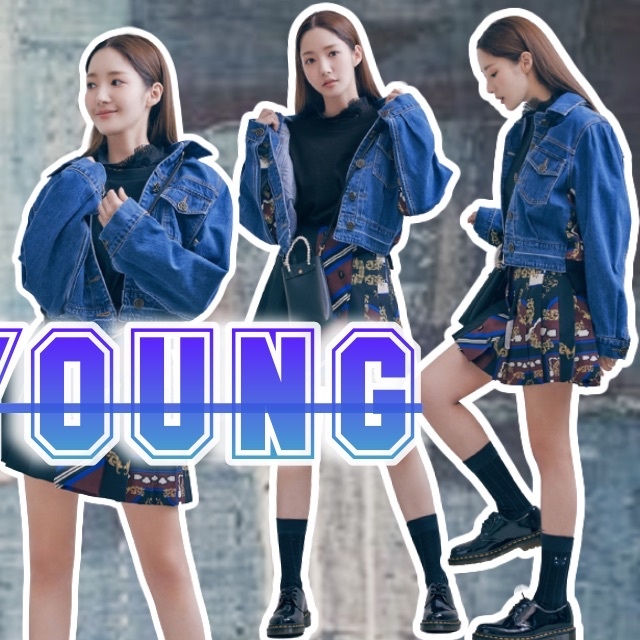 Behind-the-scenes cut of Park Minyoung