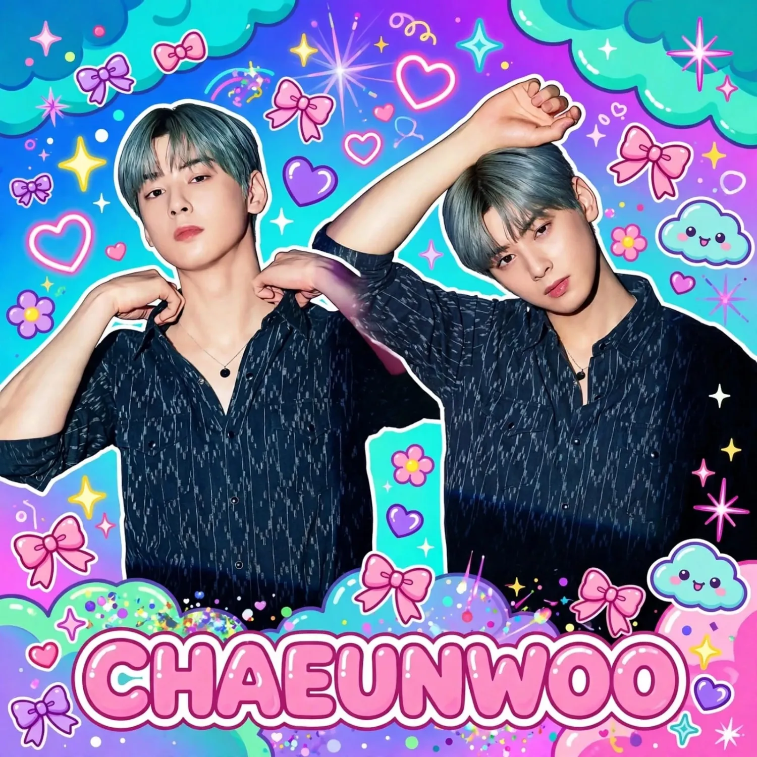 Behind-the-scenes cut of Cha Eunwoo