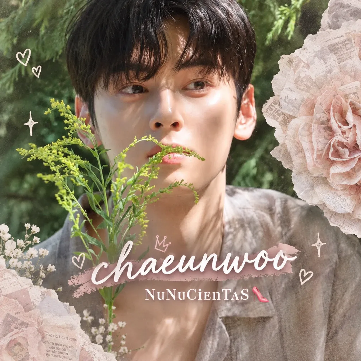 Behind-the-scenes cut of Cha Eunwoo