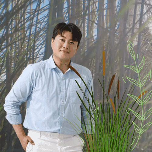 Behind-the-scenes cut of Kim Hojoong