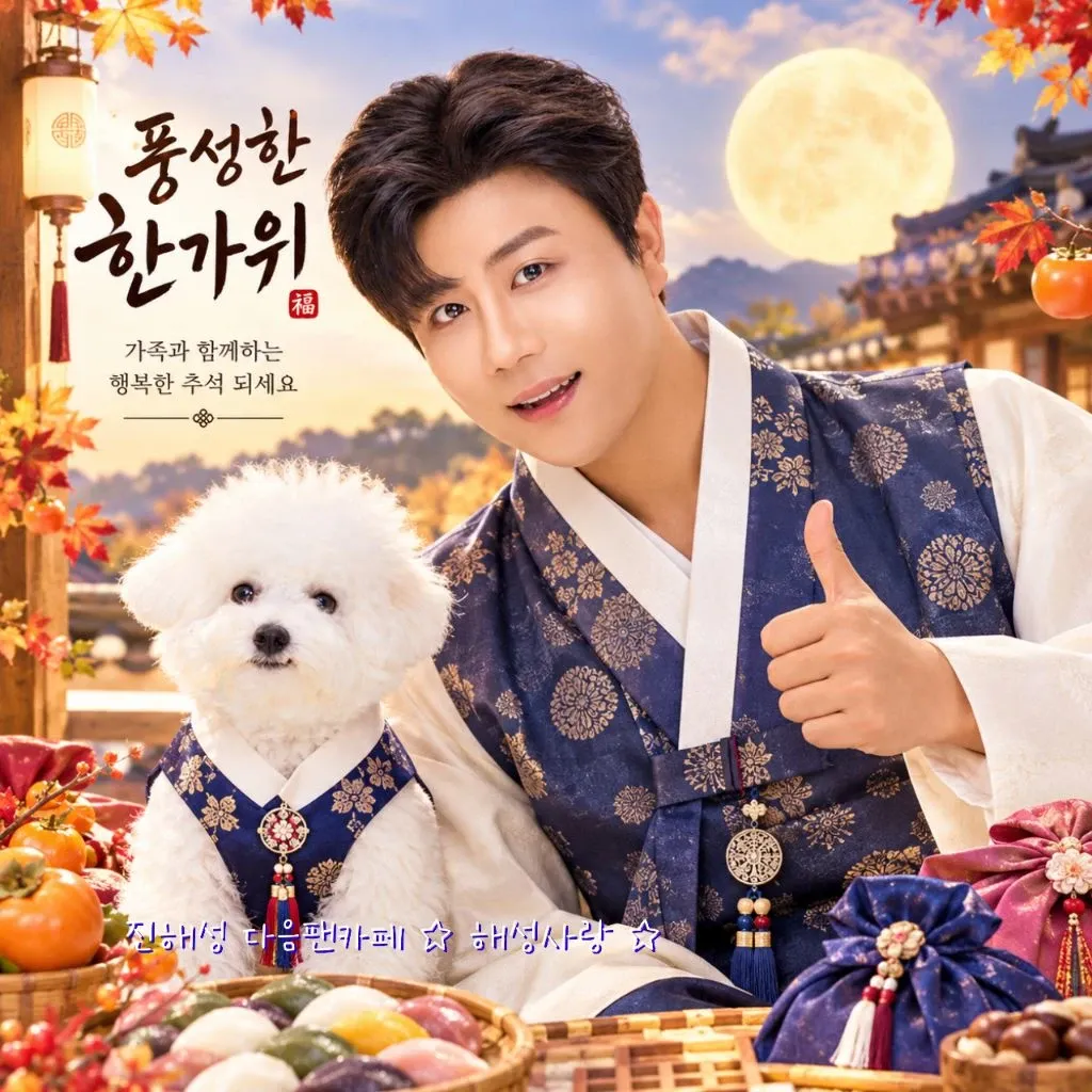 Behind-the-scenes cut of Jin Haesung