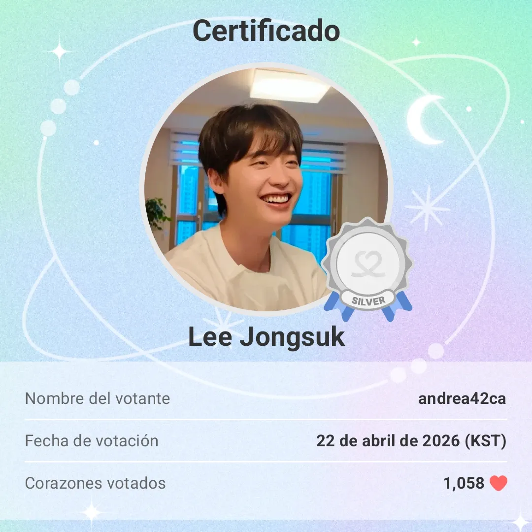 Recent activity shot of Lee Jongsuk