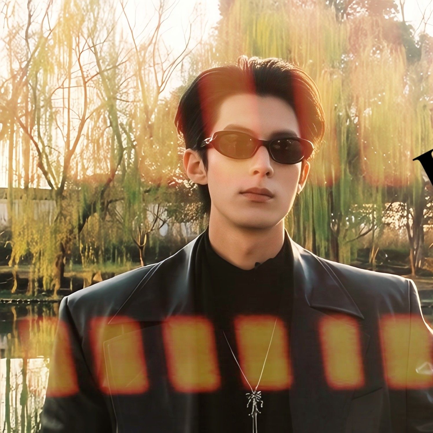 A moment captured by a fan of Dylan Wang