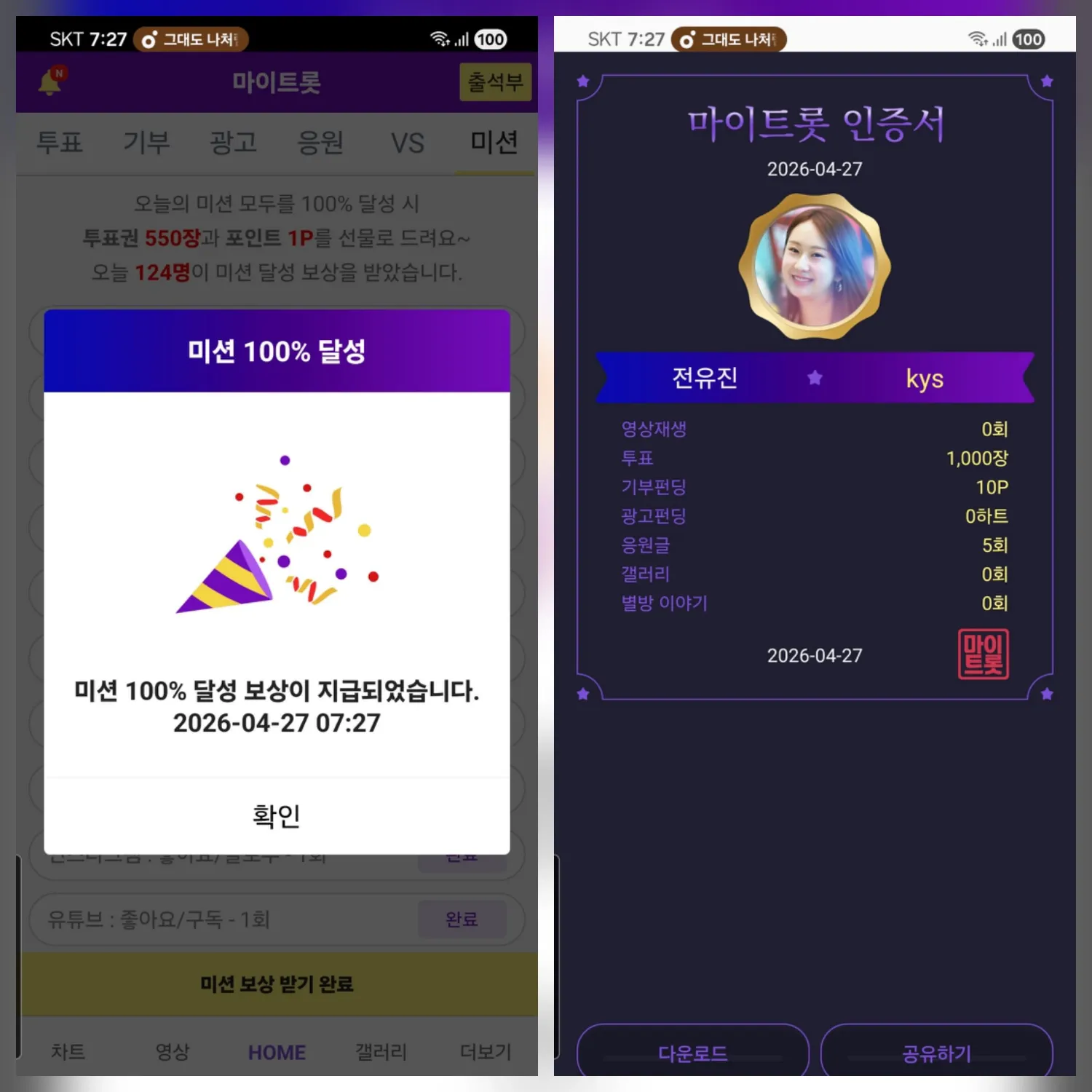 チョン・ユジンのビハインドカット