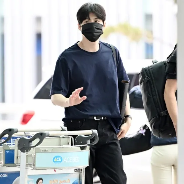 A moment captured by a fan of Kim Seonho