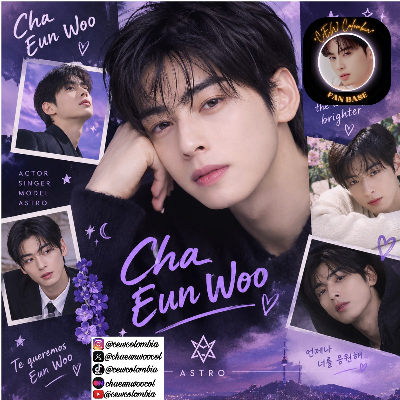 A moment captured by a fan of Cha Eunwoo