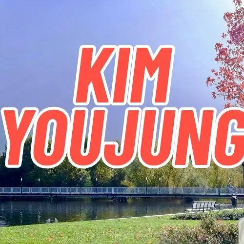 Behind-the-scenes cut of Kim Youjung