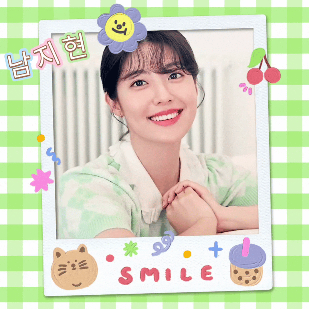 Behind-the-scenes cut of Nam Jihyeon