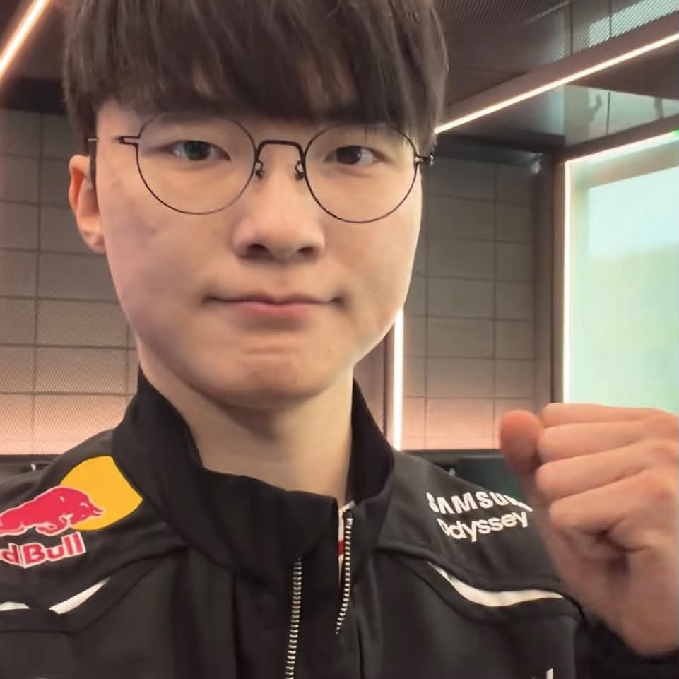 Recent activity shot of Faker