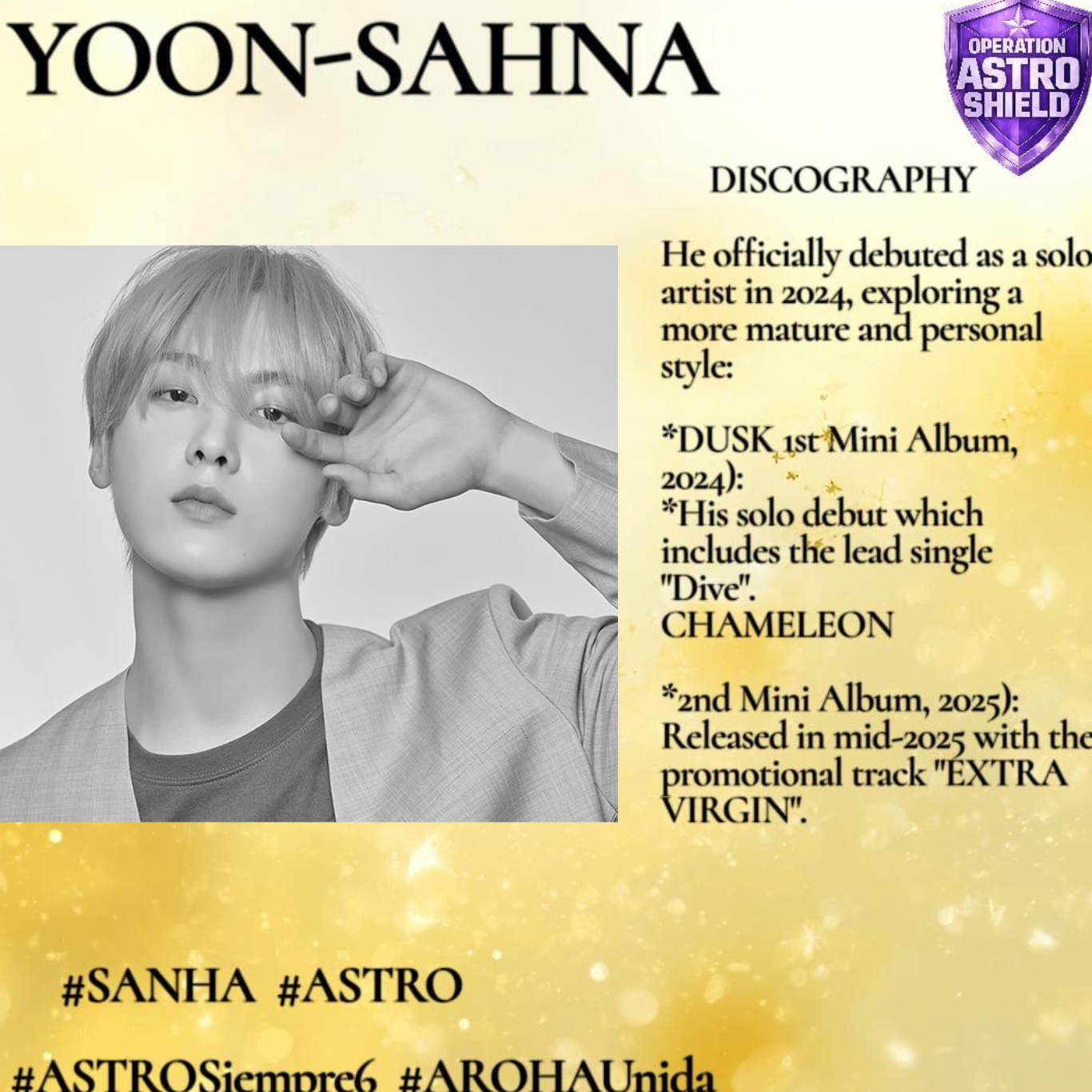 Behind-the-scenes cut of Yoon Sanha