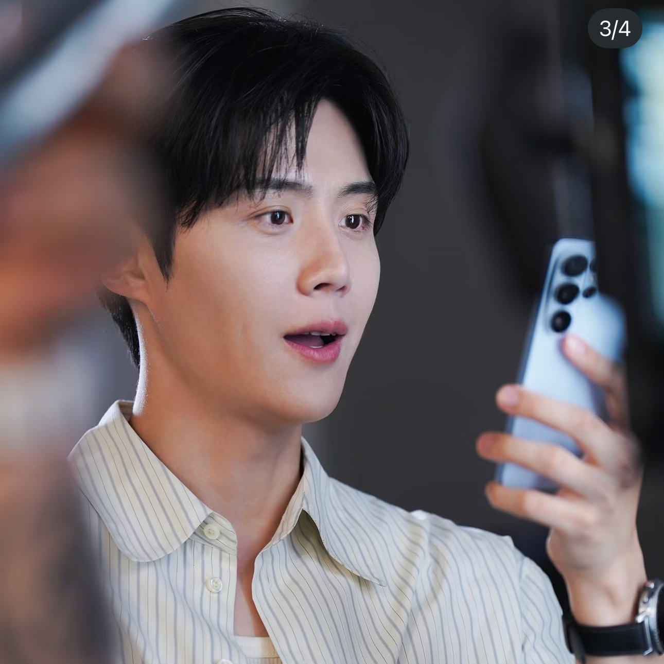 Behind-the-scenes cut of Kim Seonho