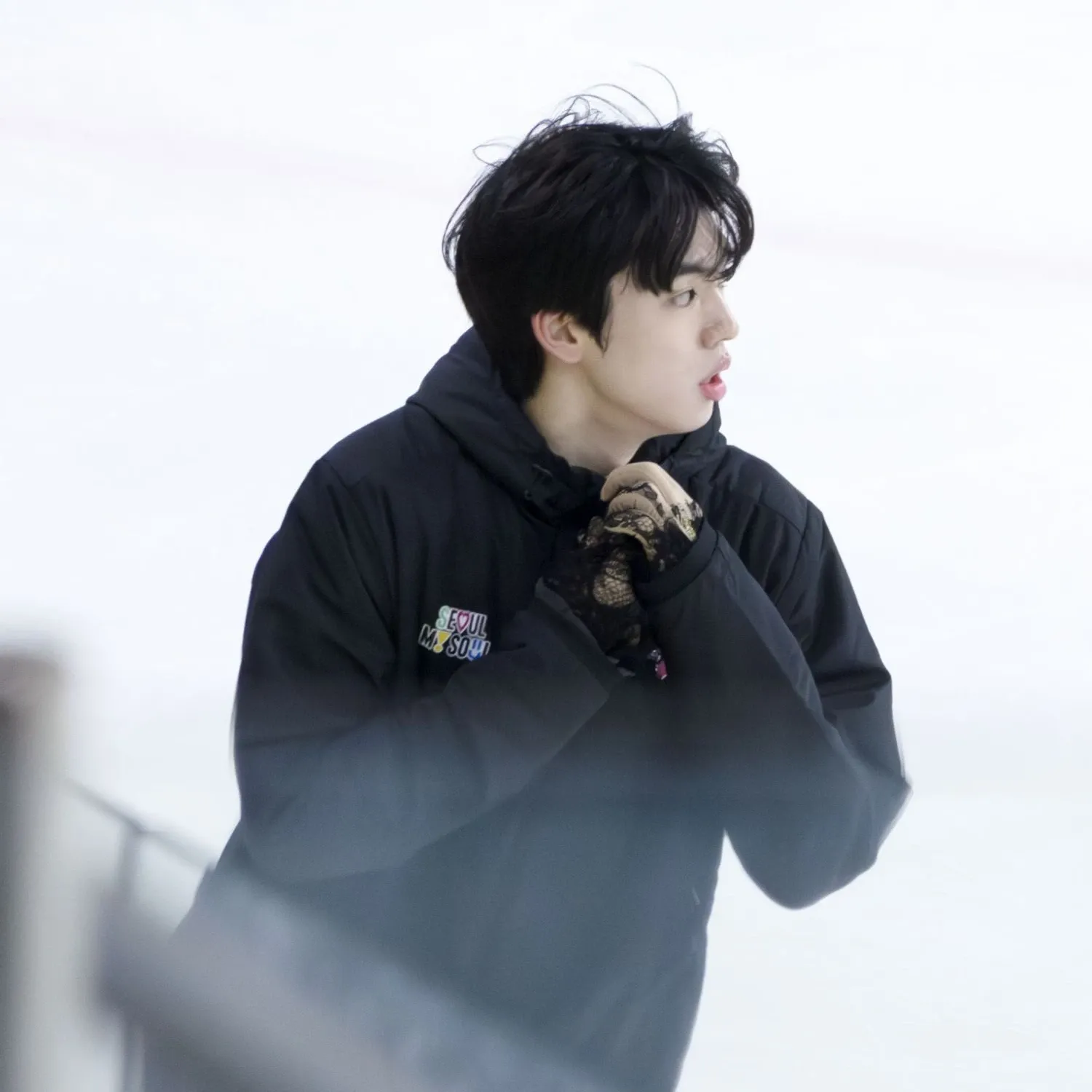 A moment captured by a fan of Cha Junhwan