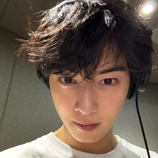 Behind-the-scenes cut of Cha Eunwoo