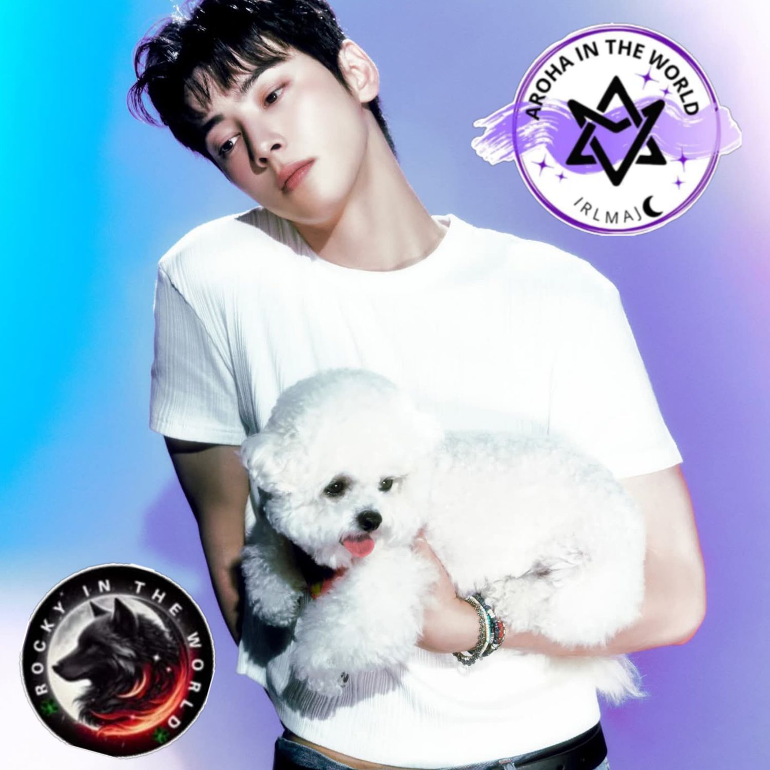 Behind-the-scenes cut of Cha Eunwoo