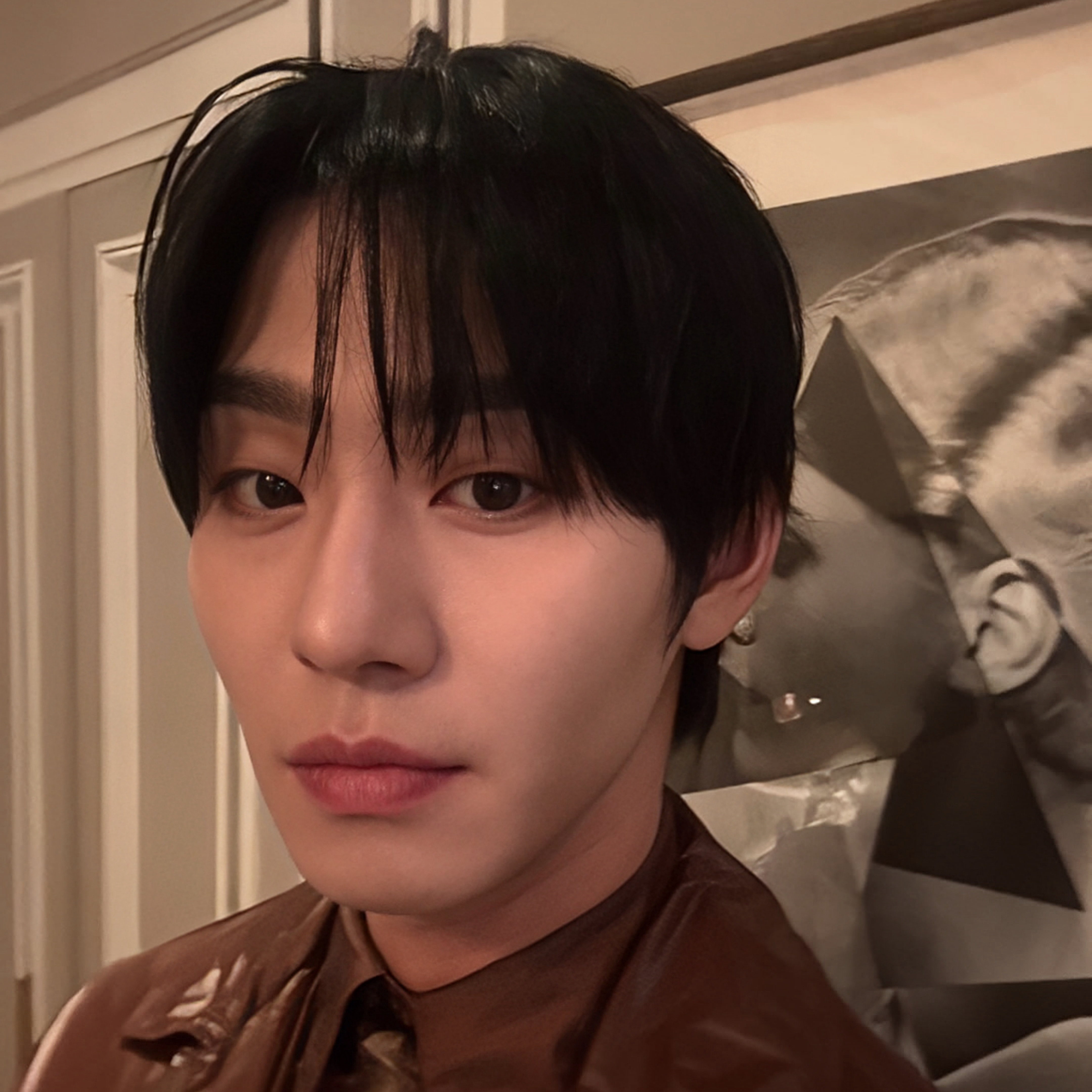 粉絲拍下的安孝燮瞬間