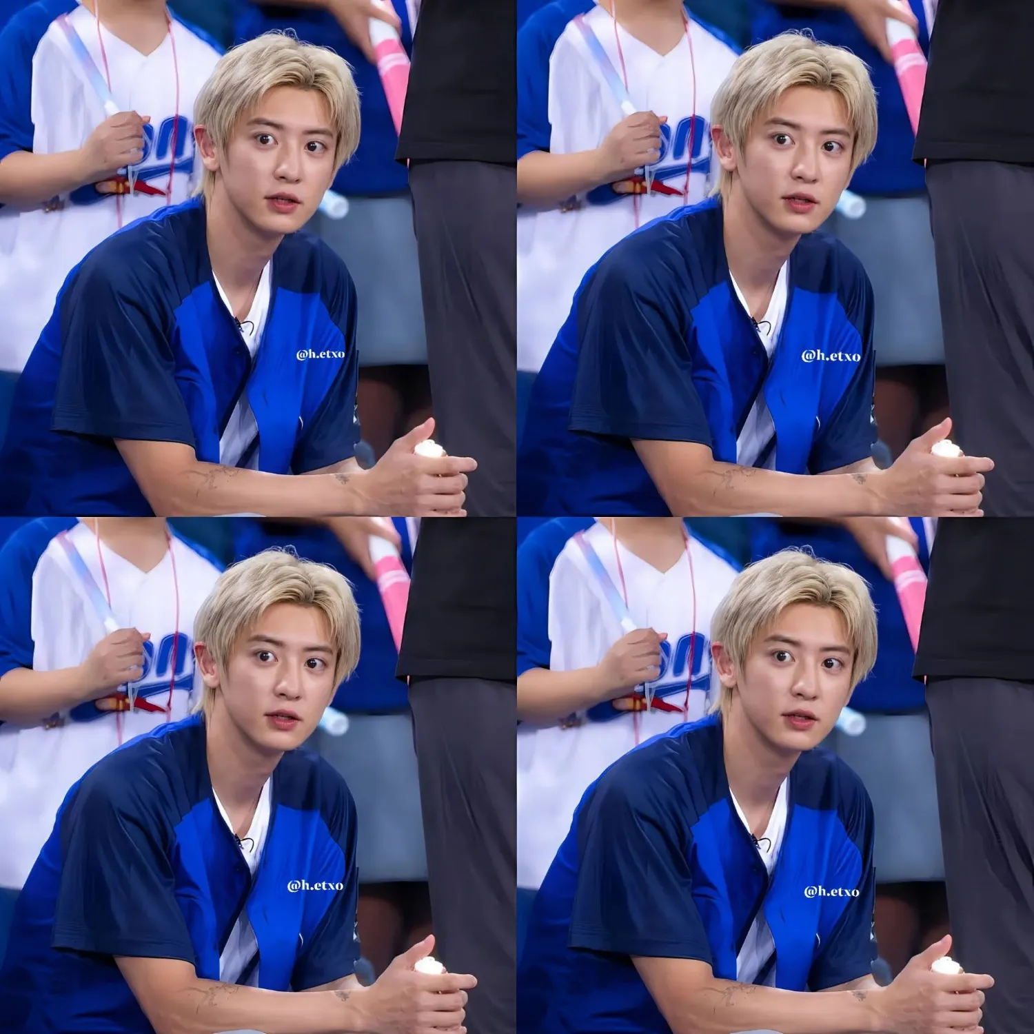 A moment captured by a fan of Chanyeol