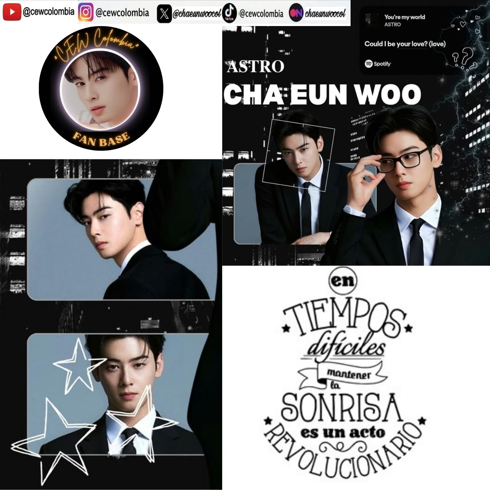 Recent activity shot of Cha Eunwoo