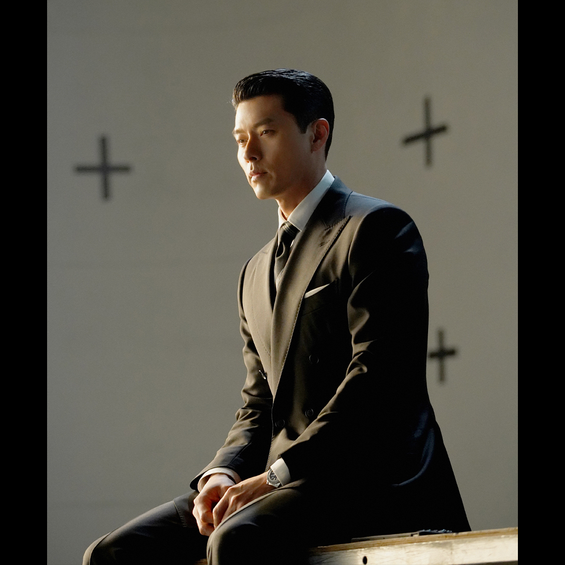 Momen yang diabadikan oleh penggemar Hyun Bin