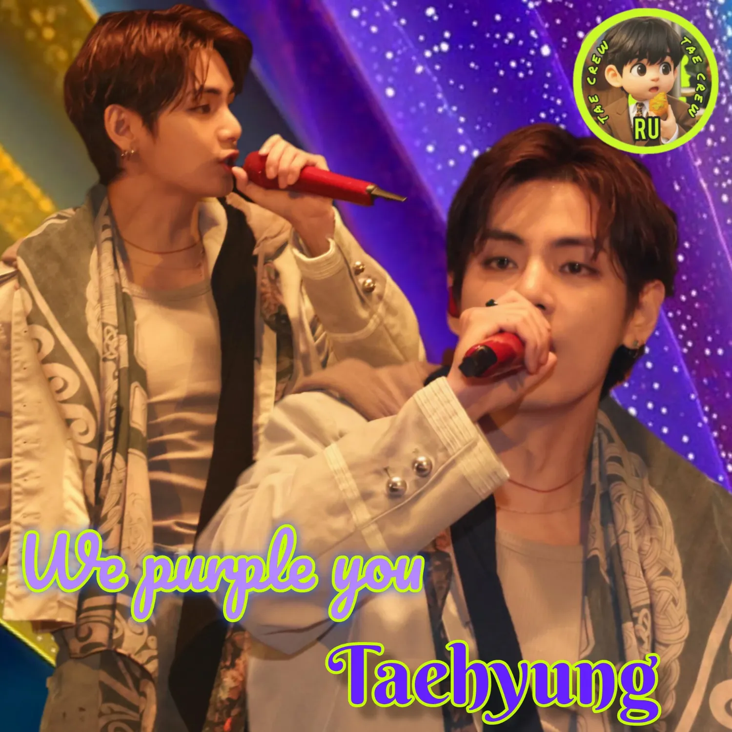Recent activity shot of Kim Taehyung (V)