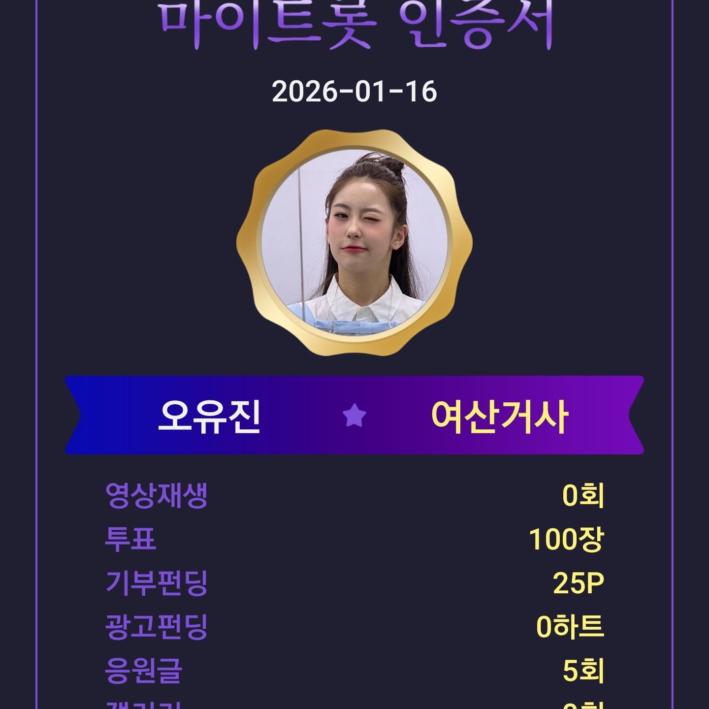 Foto terbaru dari Oh Yujin