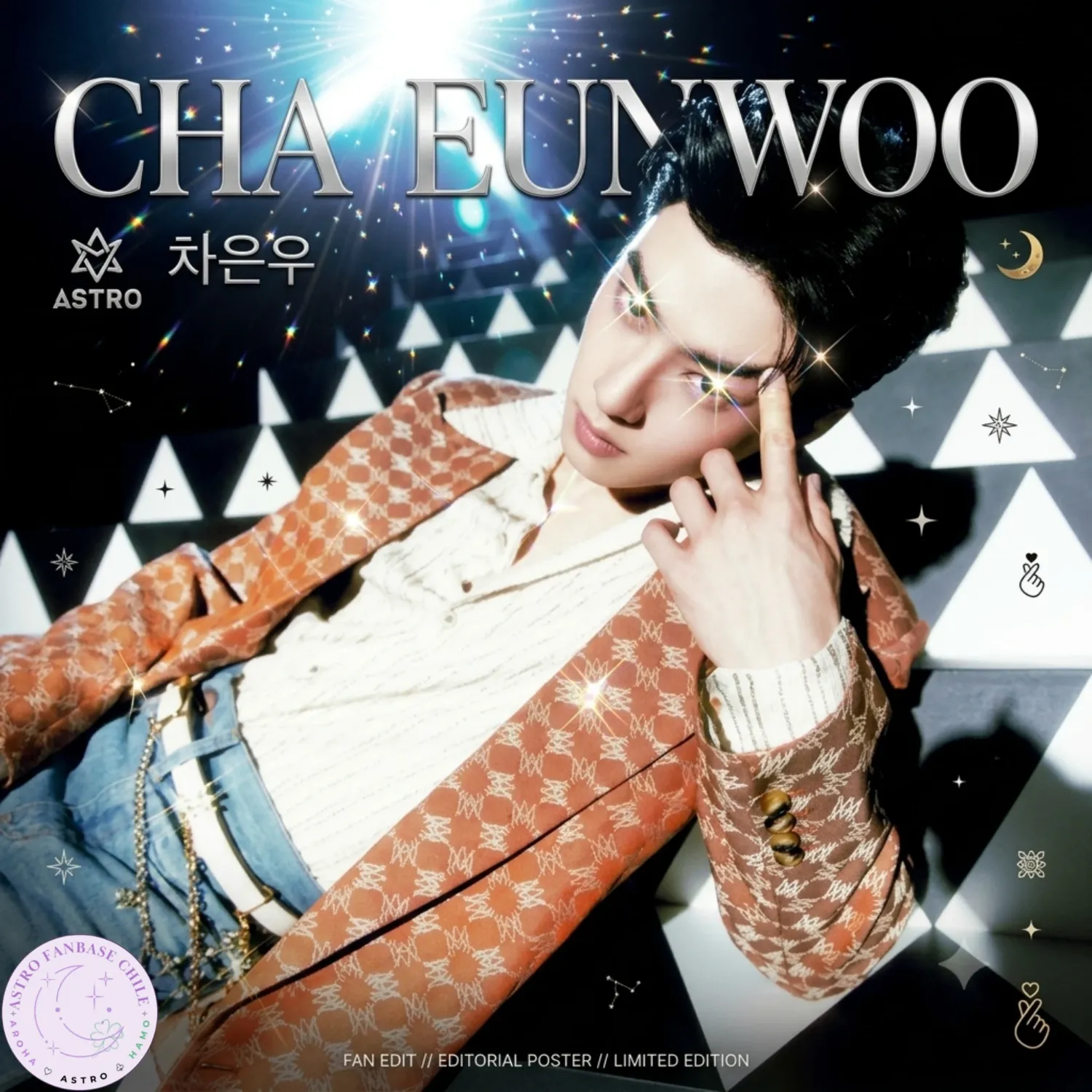 A moment captured by a fan of Cha Eunwoo
