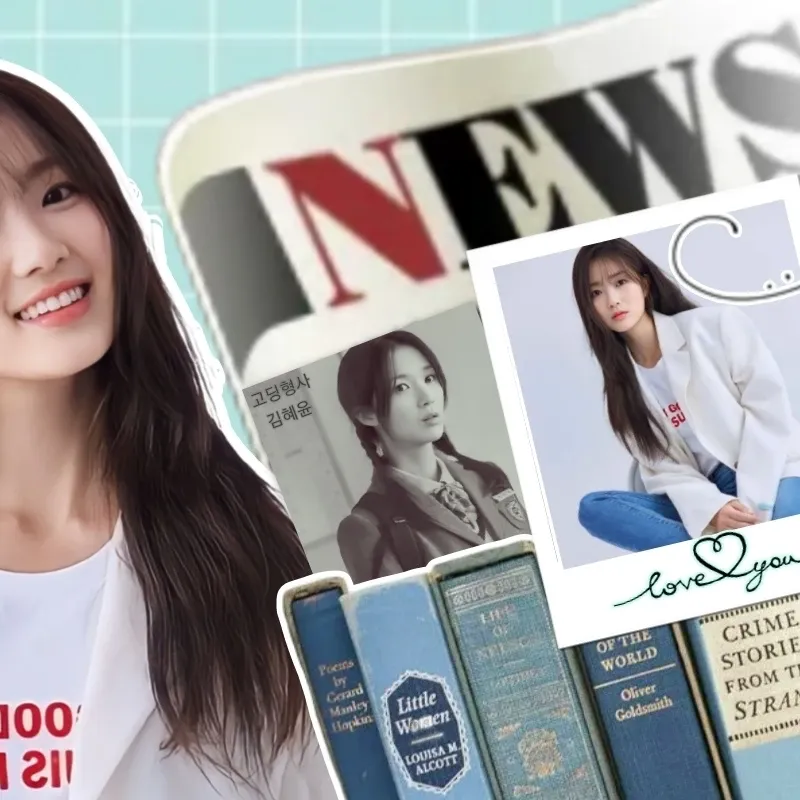 Behind-the-scenes cut of Kim Hyeyoon