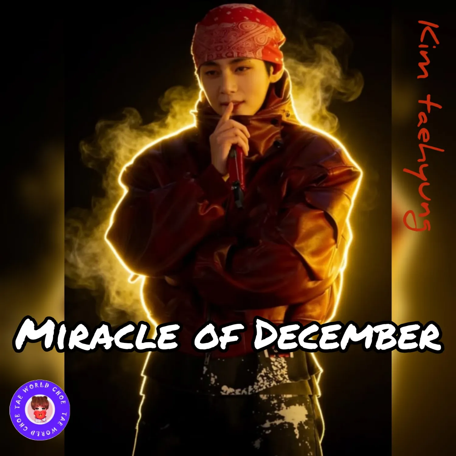 Recent activity shot of Kim Taehyung (V)