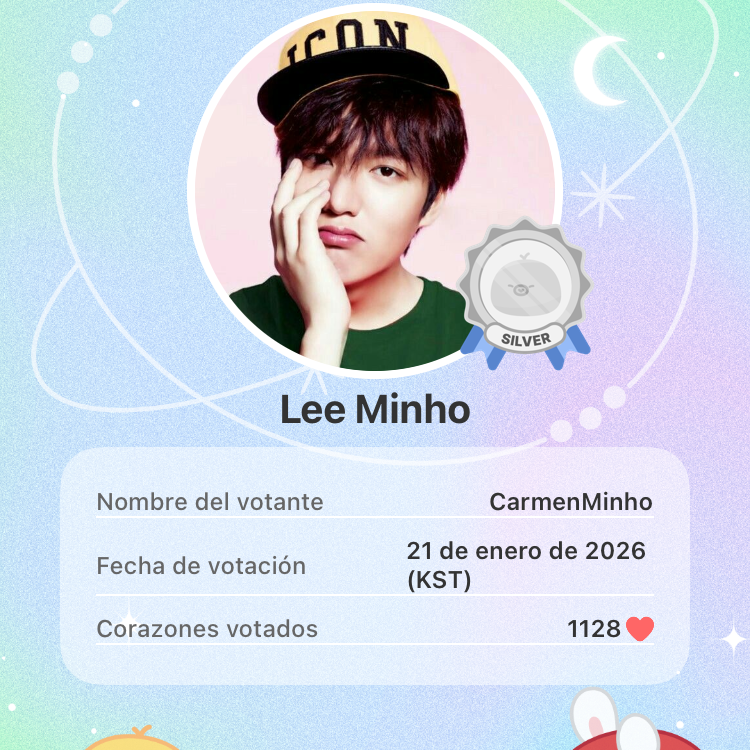 Recent activity shot of Lee Minho