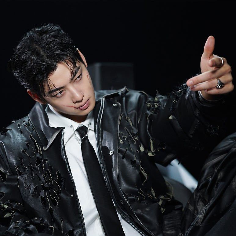 A moment captured by a fan of Cha Eunwoo